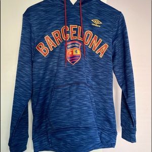 Barcelona FC Soccer UMBRO Hoodie Men’s Size S EUC